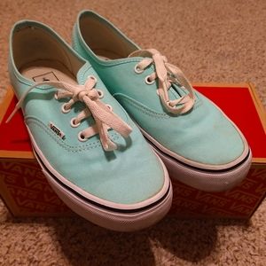 Vans Women's 7.5 Mint Green Shoes